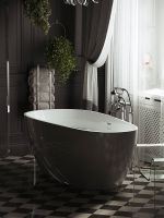 Акриловая ванна Sancos Avocado 170x80 FB18 без гидромассажа — фото 2, Акриловые ванны