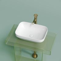 Раковина-чаша Ceramicanova Element 50 CN6055MW Белая матовая — фото 20, Раковины накладные