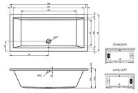 Товар: Акриловая ванна Riho Lusso 190x90 B037001005 (BA9900500000000) без гидромассажа - фото 8 Акриловая ванна Riho Lusso 190x90 B037001005 (BA9900500000000) без гидромассажа — фото 8, Ванны