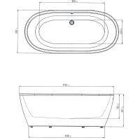 Товар: Акриловая ванна Creto Tailor 174х80 19-17480 без гидромассажа - фото 2 Акриловая ванна Creto Tailor 174х80 19-17480 без гидромассажа — фото 2, Акриловые ванны