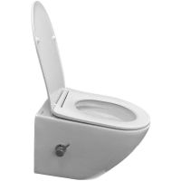 Товар: Унитаз биде Laguraty 038BW подвесной с сиденьем Микролифт - фото 3 Унитаз биде Laguraty 038BW подвесной с сиденьем Микролифт — фото 3, Подвесные унитазы