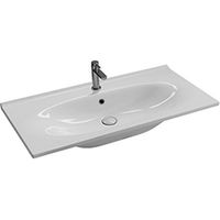 Раковина Hatria Le Fiabe 100 Y1BQ Белая — фото 1, Раковины подвесные