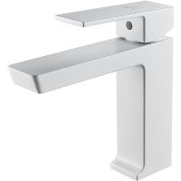 Смеситель для раковины Rose R18C R1801C-1 Белый матовый — фото 1, Смесители для раковины