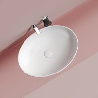 Раковина-чаша Ceramicanova Element 50 CN6056MW Белая матовая — фото 8, Раковины накладные