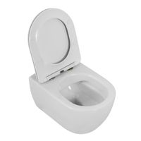 Унитаз подвесной безободковый CEZARES COMFORT CZR-191-TH/CZR-2316-SC — фото 3, Подвесные унитазы