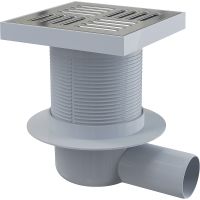 Душевой трап Alcaplast APV5411 с решеткой Хром — фото 1, Трапы для душа