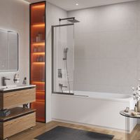 Товар: Душевая шторка на ванну с фиксированным креплением одной створки CEZARES SLIDER-FIX-VF-11-90/150-C-G - фото 2 Душевая шторка на ванну с фиксированным креплением одной створки CEZARES SLIDER-FIX-VF-11-90/150-C-G — фото 2, Шторки на ванну