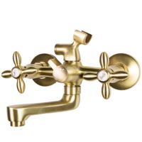 Смеситель для ванны Agger Retro A1921288 Бронза — фото 1, Смеситель для ванны