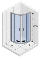 Товар: Душевой уголок Riho Hamar 2.0 R309 90x90 G007002123 профиль Сатин стекло прозрачное - фото 2 Душевой уголок Riho Hamar 2.0 R309 90x90 G007002123 профиль Сатин стекло прозрачное — фото 2, Душевые уголки