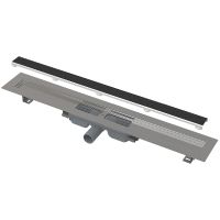 Душевой лоток Alcaplast Morble Low APZ115-1150 с решеткой под плитку — фото 1, Душевые лотки