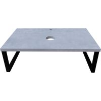 Столешница под раковину 1MarKa Grunge Loft 70 Ц0000015934 Бетон светлый — фото 1, Столешницы под раковину