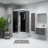 Душевая кабина Niagara Classic NG-2510-14LG (120х80х215) высокий поддон(40см),стекло тонированное,4  — фото 1, Душевые кабины