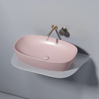 Раковина-чаша Ceramicanova Element 60 CN6049MP Розовая матовая — фото 3, Раковины накладные