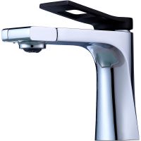 Товар: Смеситель для раковины Bronze de Luxe Element EL02XCB Хром Черный - фото 1 Смеситель для раковины Bronze de Luxe Element EL02XCB Хром Черный — фото 1, Смесители для раковины