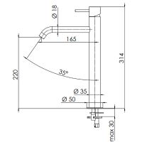 Товар: Смеситель для раковины Remer X-Style Inox SSX12LXL Нержавеющая сталь - фото 2 Смеситель для раковины Remer X-Style Inox SSX12LXL Нержавеющая сталь — фото 2, Смесители для раковины