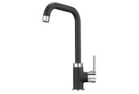 Granula-0041, ЧЁРНЫЙ, СМЕСИТЕЛЬ КУХОННЫЙ — фото 1, Смесители для кухни