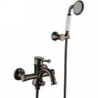 Смеситель для ванны Lemark Peretto LM6302RB Черный кофе — фото 1, Для душа и ванны