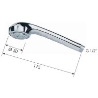 Ручной душ Remer 324CRX Хром — фото 2, Лейки для душа