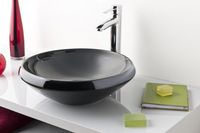 Раковина-чаша Creavit Minimal 45 MN045-00SI00E-0000 Черная — фото 3, Раковины накладные