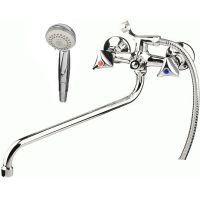 Смеситель для ванны Melodia della vita Dinatro MDV40141 универсальный Хром — фото 1, Смеситель для ванны