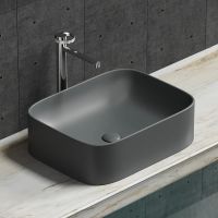 Раковина-чаша Ceramicanova Element 51 CN6052MDH Темный антрацит матовый — фото 11, Раковины накладные