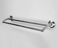 Аксесс Rhein K-6240O Держатель полотенец штанга двойная (блистер), WasserKRAFT — фото 3, Комплектующие для туалета