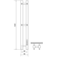 Электрический полотенцесушитель Melodia della vita Etude Electro 120х09 П2 MTREEE12009 Хром — фото 2, Электрические полотенцесушители