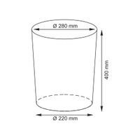 Aller WB-106-S Плетеная корзина для белья с крышкой — фото 8, Корзины для белья