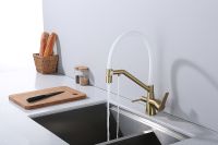 Смеситель для кухни Raglo R80.62.03 Золото матовое Белый — фото 20, Смесители для кухни