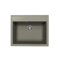 Florentina Мойка "Тоскана" 620, грей — фото 1, Кухонные мойки