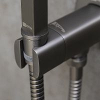 Гигиенический душ со смесителем Lemark Solo LM7172GM Графит — фото 2, Гигиенические души