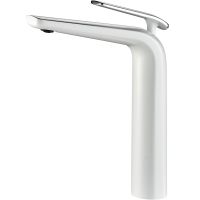 Смеситель для раковины Rose R39F R3911F Белый Хром — фото 1, Смесители для раковины