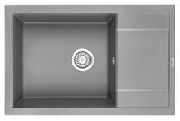 Granula-7805, АЛЮМИНИУМ, кухонная мойка, кварц — фото 1, Кухонные мойки