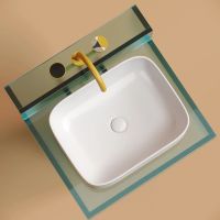 Раковина-чаша Ceramicanova Element 51 CN6052MW Белая матовая — фото 14, Раковины накладные