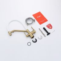 Смеситель для кухни Raglo R80.62.03 Золото матовое Белый — фото 19, Смесители для кухни