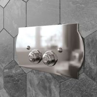 Товар: Клавиша смыва TW TW300.1cr Хром - фото 2 Клавиша смыва TW TW300.1cr Хром — фото 2, Кнопки смыва