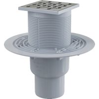 Трап для душа Alcaplast APV202 с решеткой Хром — фото 1, Трапы для душа