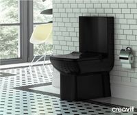 Унитаз компакт Creavit Lara LR360-11SI00E-0000 Черный без бачка и сиденья — фото 2, Унитазы
