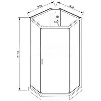 Душевая кабина Parly 90x90 без гидромассажа арт-P91B — фото 7, Душевые кабины