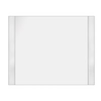 Зеркало UNI, 105 см, без подсветки, белый — фото 1, Зеркала в ванную комнату