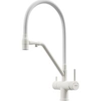 Смеситель для кухни Sancos Dora SC4003MW Белый матовый Белый — фото 1, Смесители для кухни