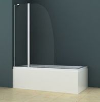 Товар: Шторка на ванну Azario Boston 100х140 AZ-142 профиль Хром стекло прозрачное - фото 3 Шторка на ванну Azario Boston 100х140 AZ-142 профиль Хром стекло прозрачное — фото 3, Шторки на ванну