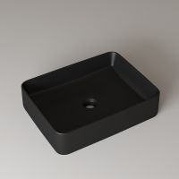 Раковина-чаша Iddis Slide 47 SLIBM02i27 Черная матовая — фото 3, Раковины накладные