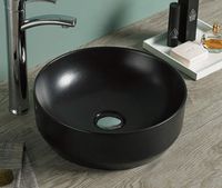 Товар: Раковина-чаша CeramaLux 35 7078DMB Черная - фото 2 Раковина-чаша CeramaLux 35 7078DMB Черная — фото 2, Раковины