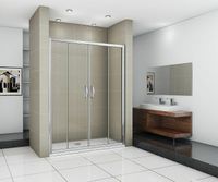 Товар: Душевая дверь Good Door Infinity WTW-TD-150-G-CH профиль Хром стекло Грейп - фото 3 Душевая дверь Good Door Infinity WTW-TD-150-G-CH профиль Хром стекло Грейп — фото 3, Душевые двери в нишу