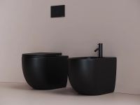 Биде Ceramicanova Metropol CN4005MB Черное матовое — фото 7, Биде напольные