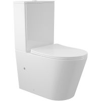 Унитаз компакт Aqueduto Cone AQDSCON10 с бачком и сиденьем Микролифт — фото 1, Напольные унитазы