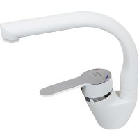 Смеситель для кухни Melodia della vita Rumba MDV35312wt Белый — фото 1, Смесители для кухни