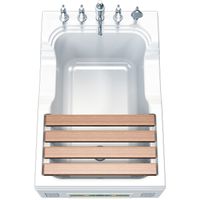 Акриловая ванна Radomir Тахарат 120х80 1-01-0-0-1-166 Белая — фото 1, Акриловые ванны