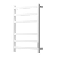 Полотенцесушитель электрический Point Антея PN17856W П6 500x600, диммер справа, белый — фото 3, Электрические полотенцесушители